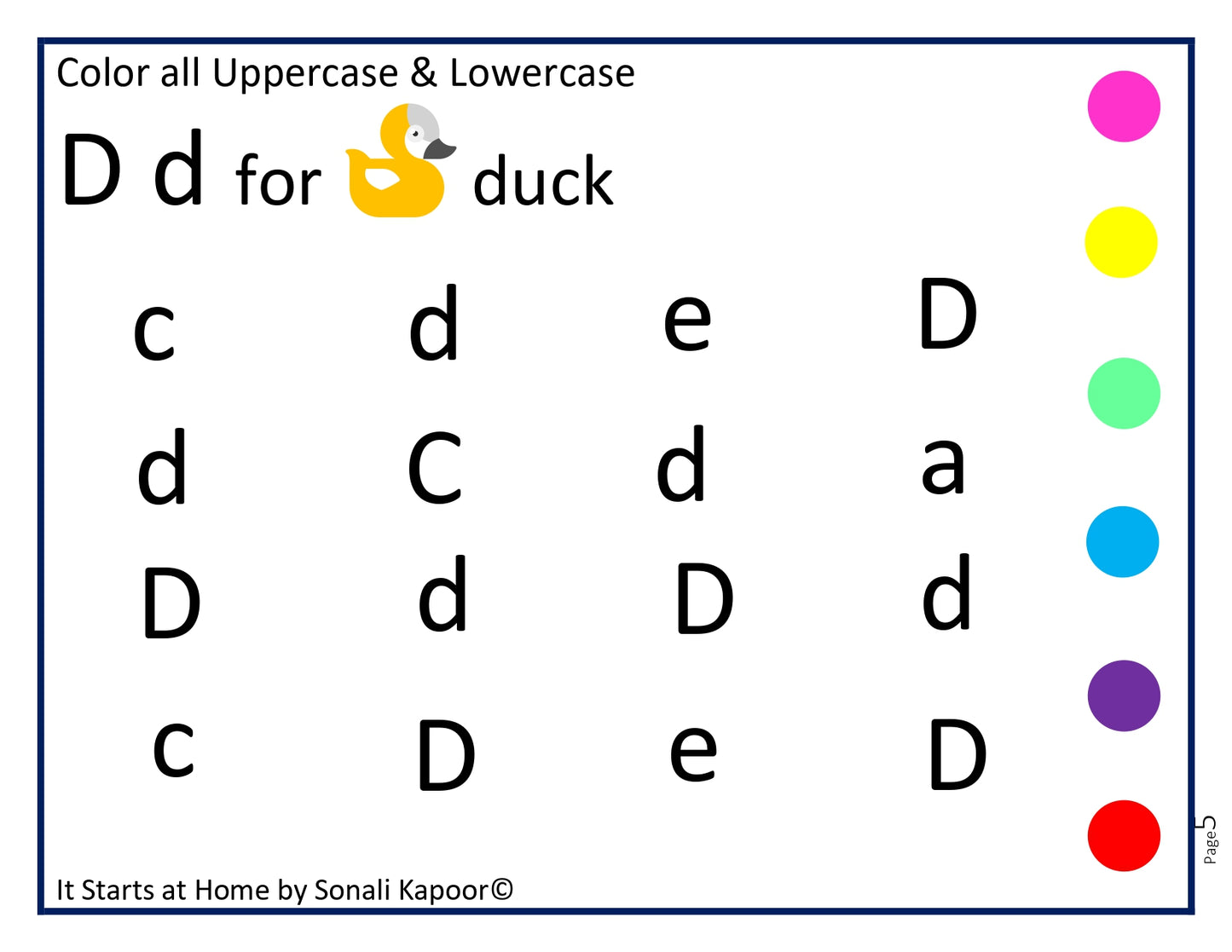 Dot Color the Alphabets