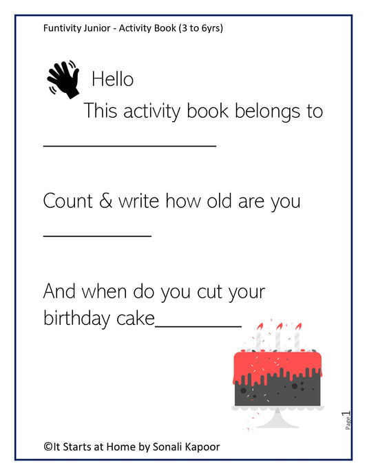 Funtivity Jr.50+Activities Book