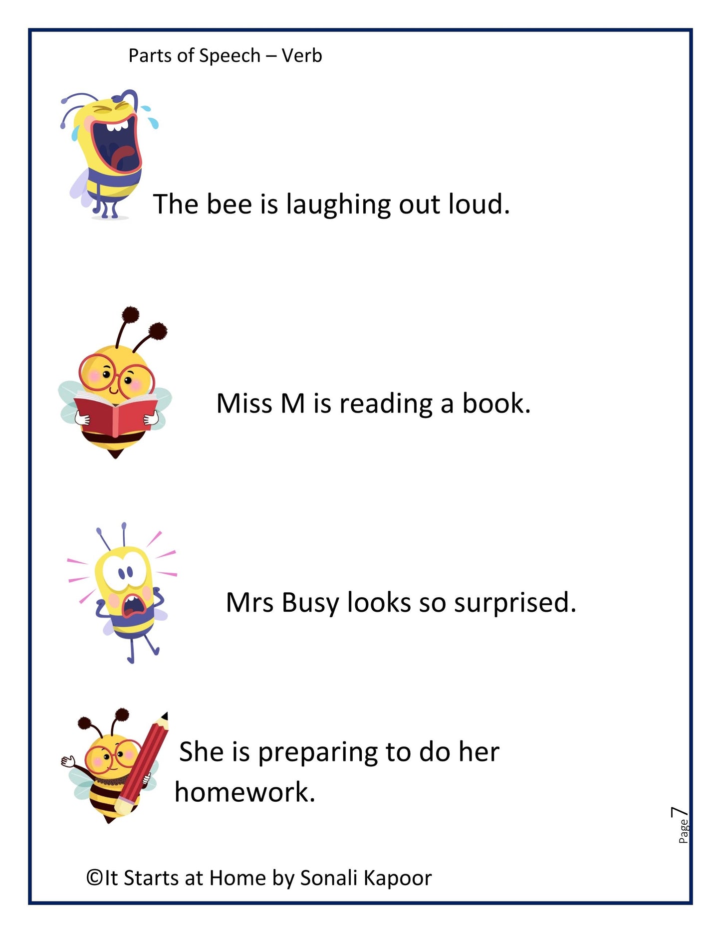 Parts of Speech Verb