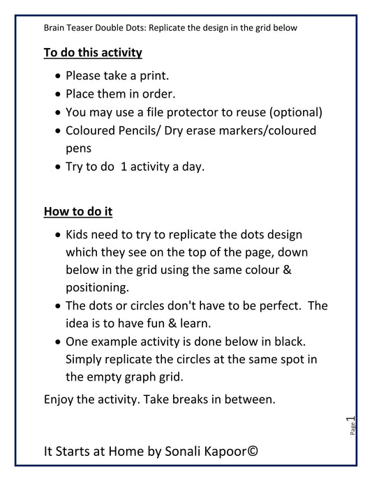Brain Teaser - Double dots