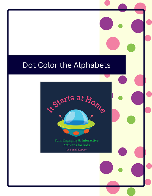 Dot Color the Alphabets