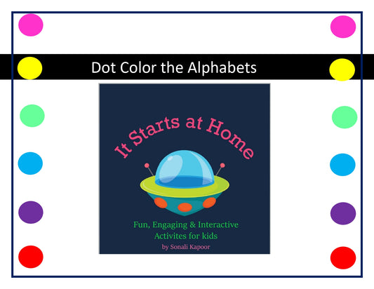 Dot Color the Alphabets