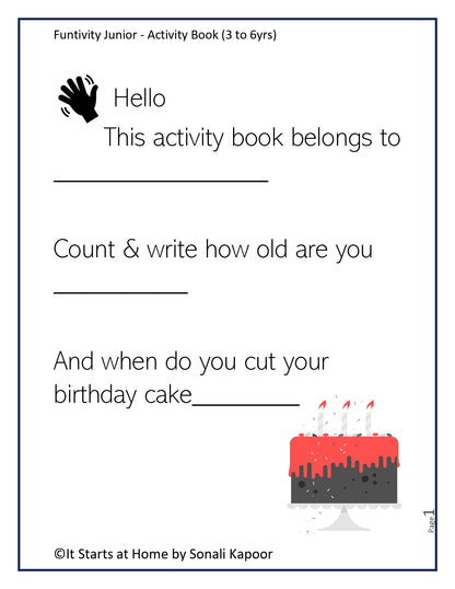 Funtivity Jr.50+Activities Book