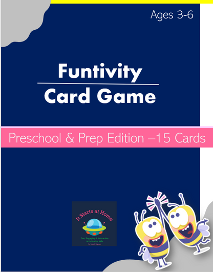 Funtivity Game Card - Preschool & Prep Edition