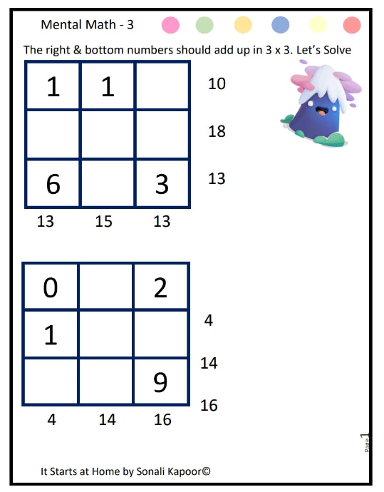 Mental Math Bundle Unit 1 to 4