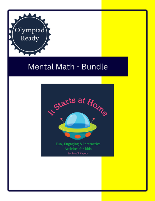 Mental Math Bundle Unit 1 to 4