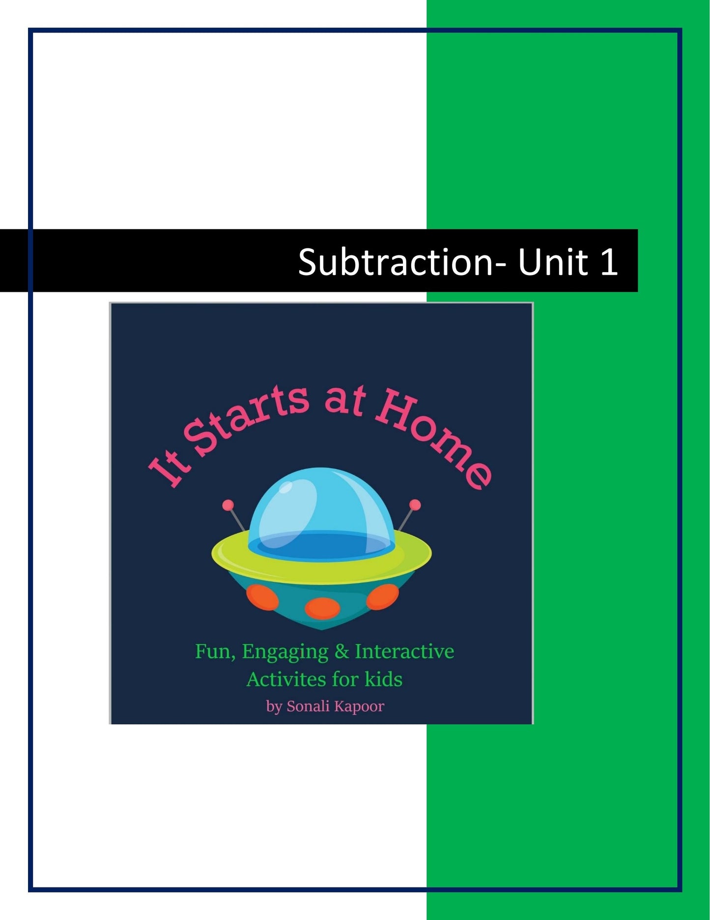 Subtraction bundle- Unit 1 to 4
