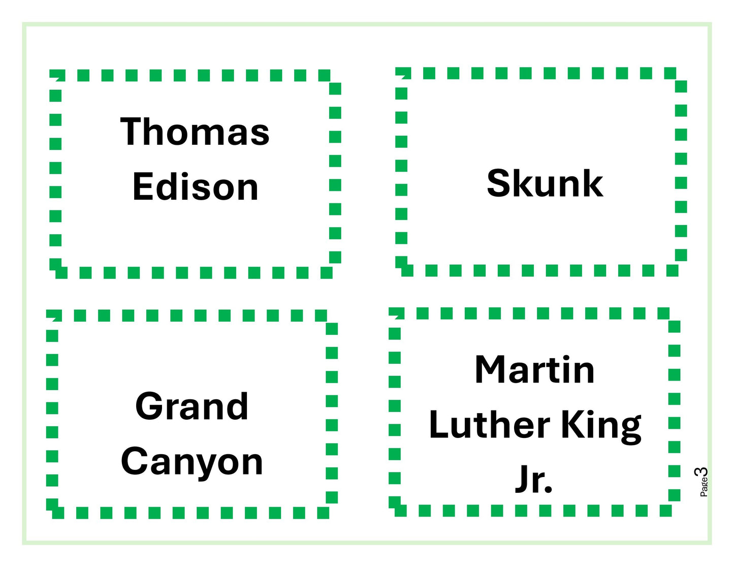 North America Trivia Cards