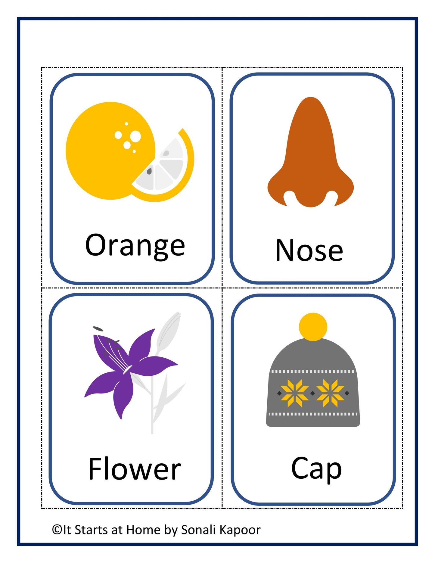 First 40 words Flash Cards