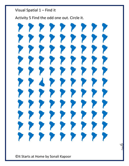 Brain Teaser- Visual Spatial - find it