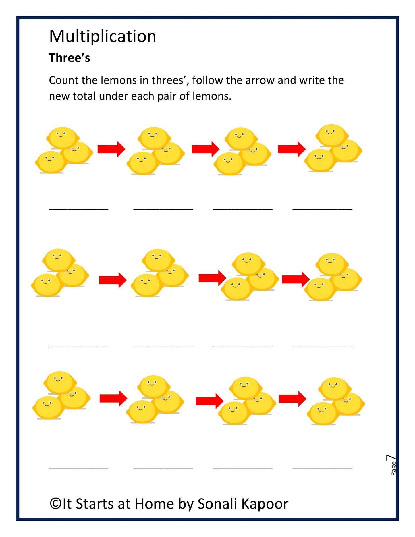 Multiplication bundle - unit 1 to 5