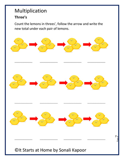 Multiplication bundle - unit 1 to 5
