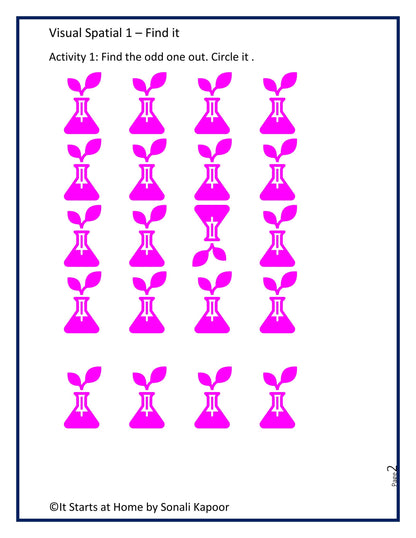 Brain Teaser- Visual Spatial - find it