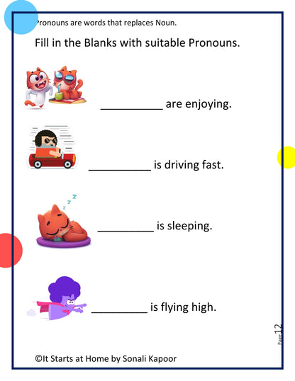 Parts of Speech Pronoun