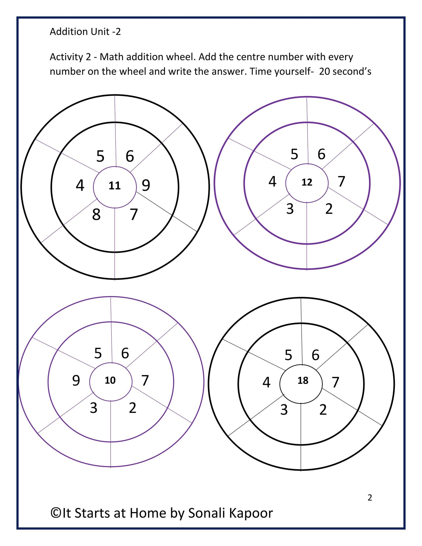 Addition bundle- unit 1 to 4