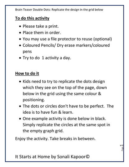 Brain Teaser - Double dots
