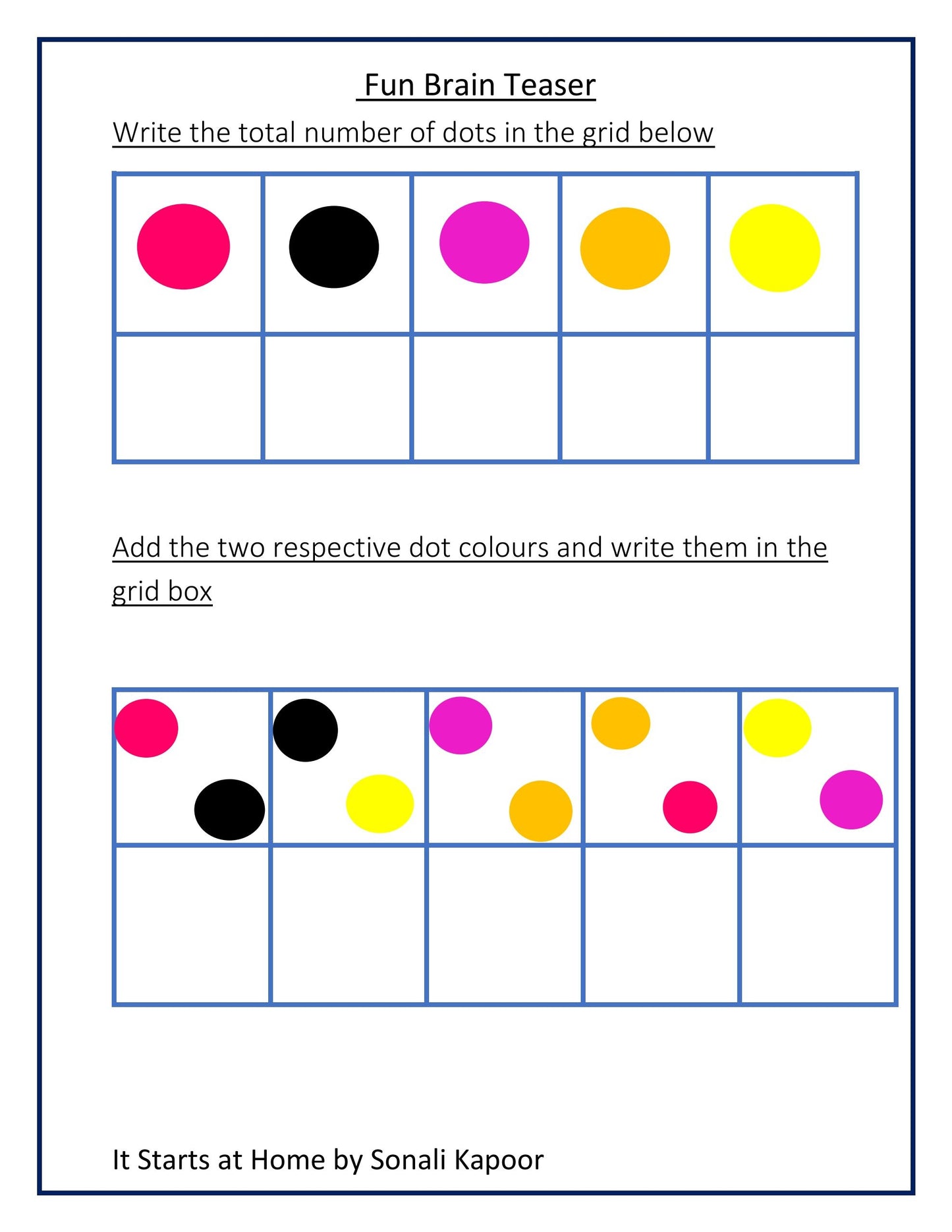 Brain Teaser- Dots